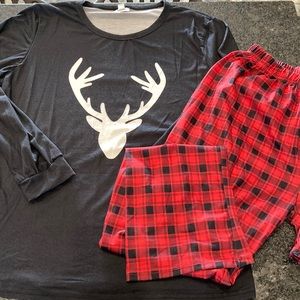 Women’s XL Christmas Buffalo Plaid PJs